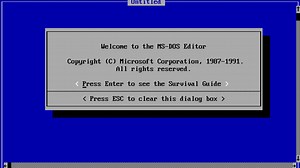 Microsoft surprises MS-DOS fans with remake of ancient text editor that works on Linux