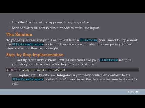 Solving the UITextView Multi-Line Spelling Problem in Swift