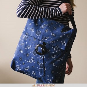 How to Sew a Messenger Bag (Easy!)