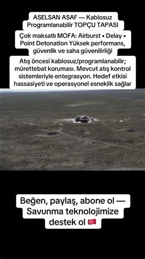 ASELSAN ASAF — Wireless MOFA Programmable Artillery Fuze System #shorts