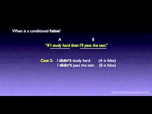Propositional Logic: Conditionals