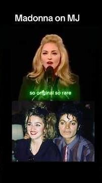 Madonna’s MJ tribute 🥹❤️