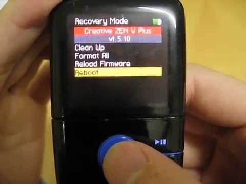 Recover Creative Zen V Plus 4GB MP3 player
