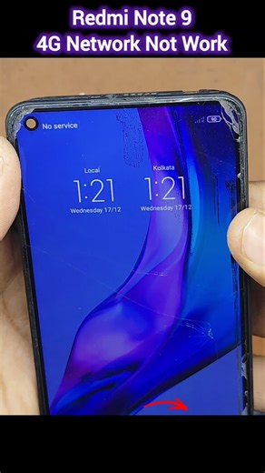 Redmi Note 9 || 4G Network Not Work || No Service || 4g Network Ic || Problem Solution #network #4g