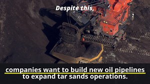 16K views · 361 reactions | Canada’s tar sands are vast deposits of some of the dirtiest oil on Earth. New oil pipelines would help ship this oil abroad, putting drinking water, rivers, and the Pacific Ocean under threat along the way. JOIN the WAVE of RESISTANCE to protect water and #StopPipelines >> https://act.gp/2skseub | People vs. Oil | Facebook