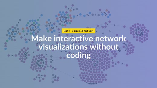 Make interactive network graphs without coding