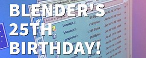 Blender’s 25th birthday! — Blender