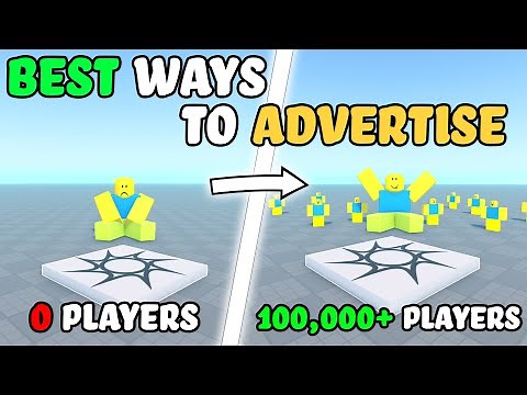 BEST Ways to Advertise your ROBLOX Game