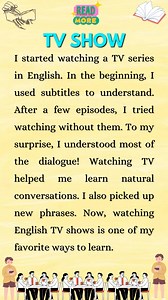 44K views · 1.5K reactions | TV Show | English Reading & Listening Practice | English Learning Tips #learnenglish #speakenglish #learnenglish #englishtips #englishforbeginners #englishteacher | Passion English Academy | Facebook