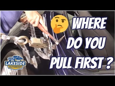 Fixing Major Dents in Cars & Trucks - Where do you Pull First?