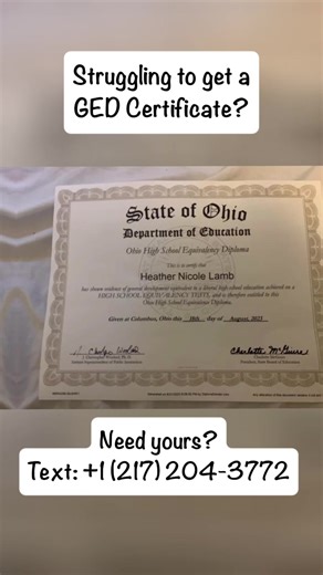 #gedcertificate #geddiploma #obtainged #passgedexam #usatiktok | Ged Diploma