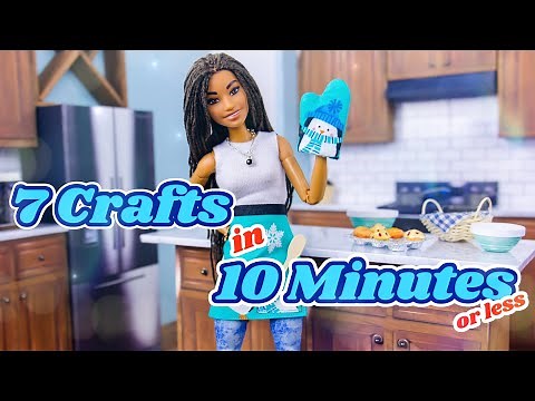 DIY - How to Make: 7 Crafts You Can Do In 10 Minutes or Less | For Beginners