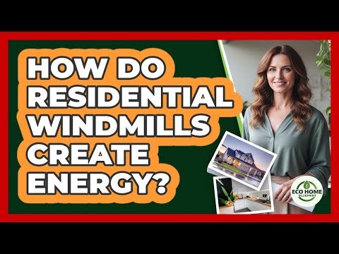 How Do Residential Windmills Create Energy?