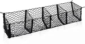 Tuff Viking Cargo Nets Waterproof Heavy Duty Truck Bed Cargo Net (6.75' x 8')