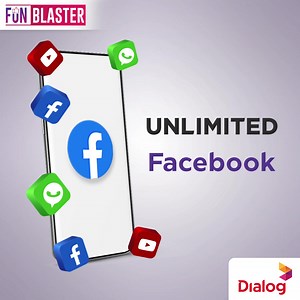 4.5K views · 130 reactions | Enjoy UNLIMITED Facebook, WhatsApp & YouTube along with 2GB Additional Data for just Rs.347/- with Dialog Fun Blaster! Activate via the MyDialog App or dialog.lk #FunBlaster #Unlimited #Facebook #WhatsApp #YouTube | Dialog Axiata | Facebook
