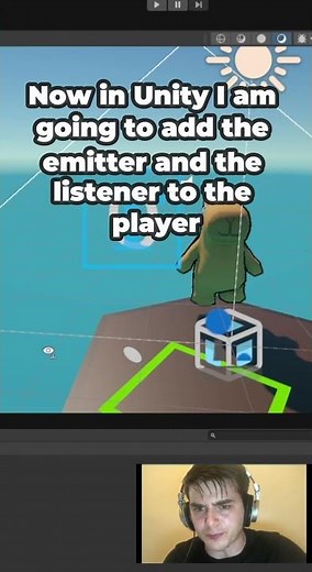 Footsteps in Unity with FMOD! 🎧 #audio #sounddesigner #gamedisigner #sounddesigner #fmod #unity