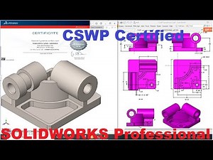 #61 Làm bài Test thi chứng chỉ SOLIDWORKS CSWP. Solidworks Certification Exam Guide & Practice Test.