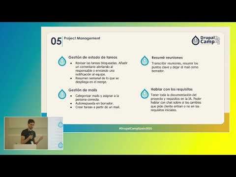DrupalCamp 2025 - IA como Acelerador de Desarrollo en Proyectos Drupal - Robert Menetray