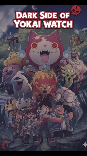 💀Dark Side Of Yokai Watch #shorts #yokaiwatch #anime