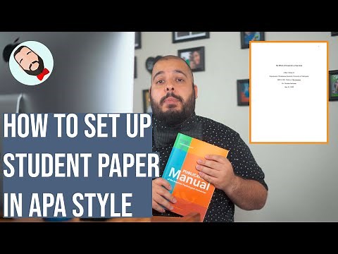 How to Set-Up Student Paper in APA Style 7th Edition
