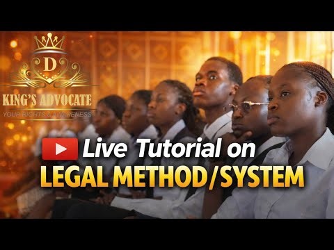 Legal Method & Legal System Explained from Scratch | 100 Level Law Students (Part 1)