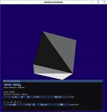 Visualizing Euler Angles and Quaternions on a Cube