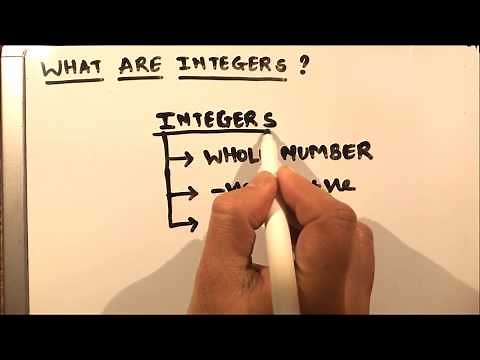 WHAT ARE INTEGERS