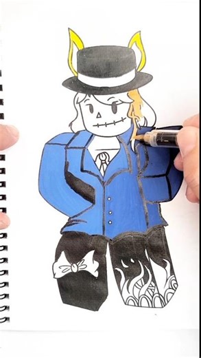 Coloring a Roblox Girl Character! 💖🎨