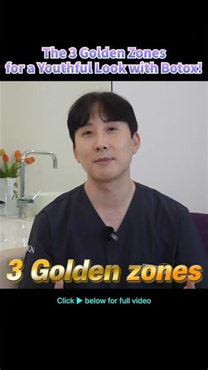 Wrinkle-Free Youthful Face✨ Revealing the 3 Golden Zones for Botox!