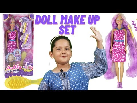 Barbie Doll Makeup Set Unboxing & Review | Fun Toys for Kids