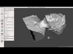 3D Scan Bust Cleaning with Autodesk Meshmixer