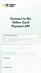 4.1K views | Expand your payment and remittance operations across Africa, APAC, LATAM & the UAE with our payment API. Easily collect and disburse payments in 20+ local currencies. Powered by stablecoins, our payment API helps you scale faster across emerging markets. Speak to our team today! | Yellow Card App | Facebook