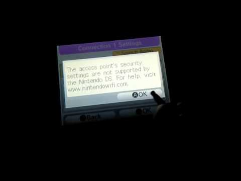How to connect to wifi with a nintendo DS (lite)