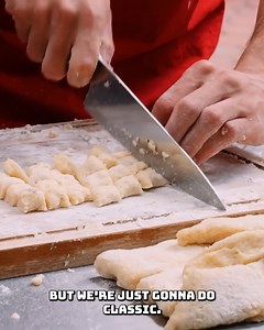 221K views · 8.3K reactions | Making gnocchi and red sauce with Chef Marco from Italy! 奈 | Matteo Lane | Facebook