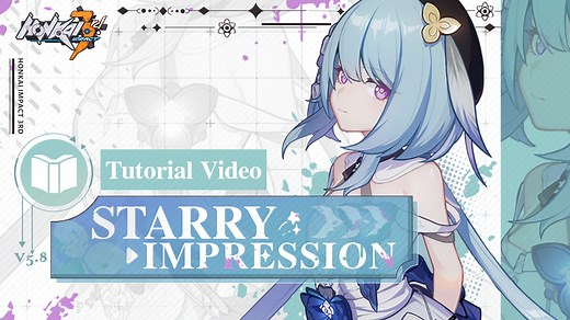 4.5K views · 1K reactions | ★ Starry Impression Tutorial Video ★ New PSY-type SP battlesuit Starry Impression debuts! The painting will be done with your color! What she thinks can be done in her drawing, and what she paints will shine like all the stars in the sky. Let's welcome Miss Pink Elf to introduce the essential tips of how to play her! Voice Actress: Elysia: Marina Inoue | Honkai Impact 3rd | Facebook