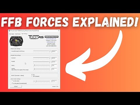 Thrustmaster Force Feedback Settings Explained | Constant, Periodic, Spring And Damper