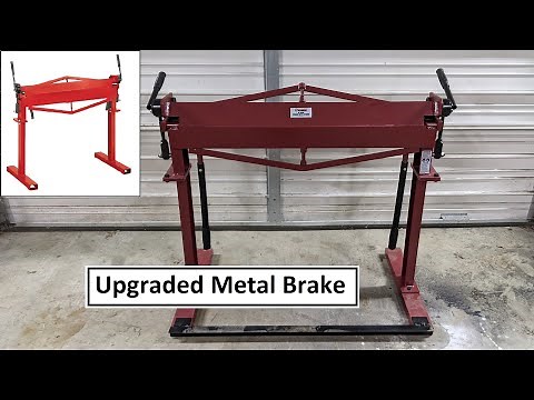 Harbor Freight Sheet 36" Metal Brake Unboxing, Assembly, Testing, and Upgrades