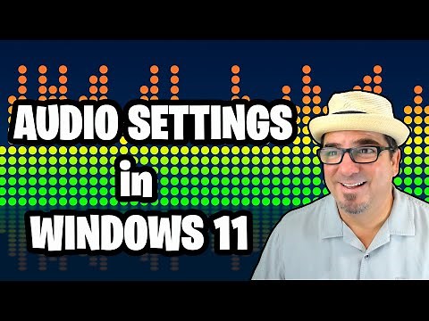 Audio Settings in Windows 11