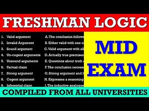 Freshman Logic Midexam
