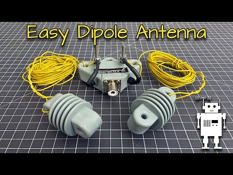 Simple 20m Ham Radio Dipole Antenna