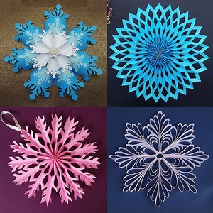 2.3M views · 22K reactions | 4 Best 3D Christmas Snowflakes Making Instruction. DIY Christmas Decoration Ideas for 2020. | Colors Paper | Facebook