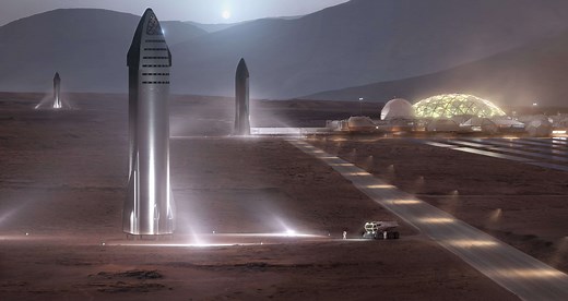 SpaceX details plan to build Mars Base Alpha with reusable Starship rockets