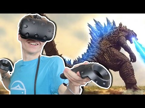 BECOME GODZILLA IN VIRTUAL REALITY! | King Kaiju VR (HTC Vive Gameplay)