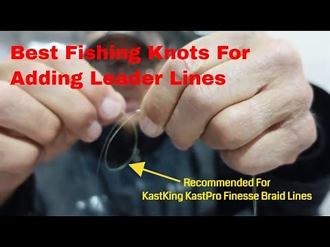 FISHING KNOTS - How To Tie Fluorocarbon Leader to Braid Fishing Line