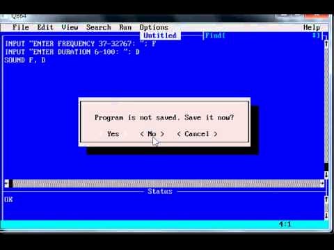 QB64 Basic programming tutorial