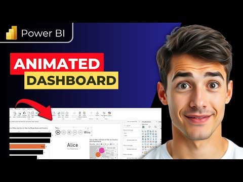 How To Create Animated Dashboards In Power BI (Easiest Way) (2025 Guide)