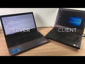 How to install software for another computer over the network