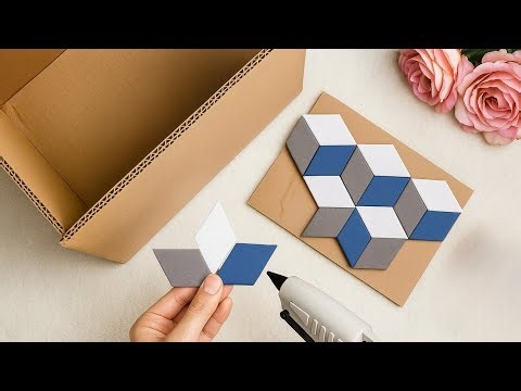 DIY Beautiful Decorative Box with Cardboard & Fabric🔥