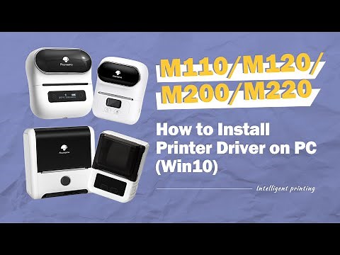 Phomemo Label Maker Tutorial: (Win10) How to Install Printer Driver Labelife for Phomemo Label Maker