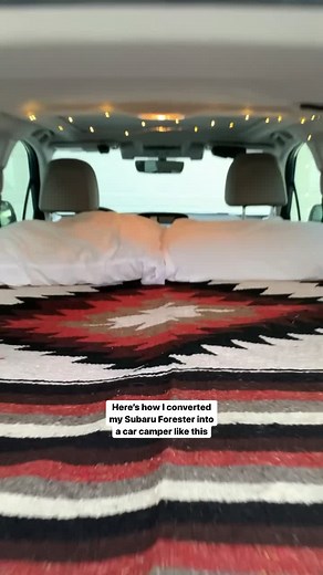 Converting a Subaru Forester into a Car Camper